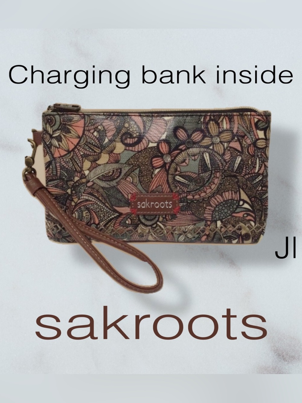 SAKROOTS Sienna Desert Spirit Power Bank Wristlet NWOT